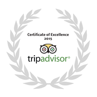 2015 Certificate of Excellence award from TripAdvisor